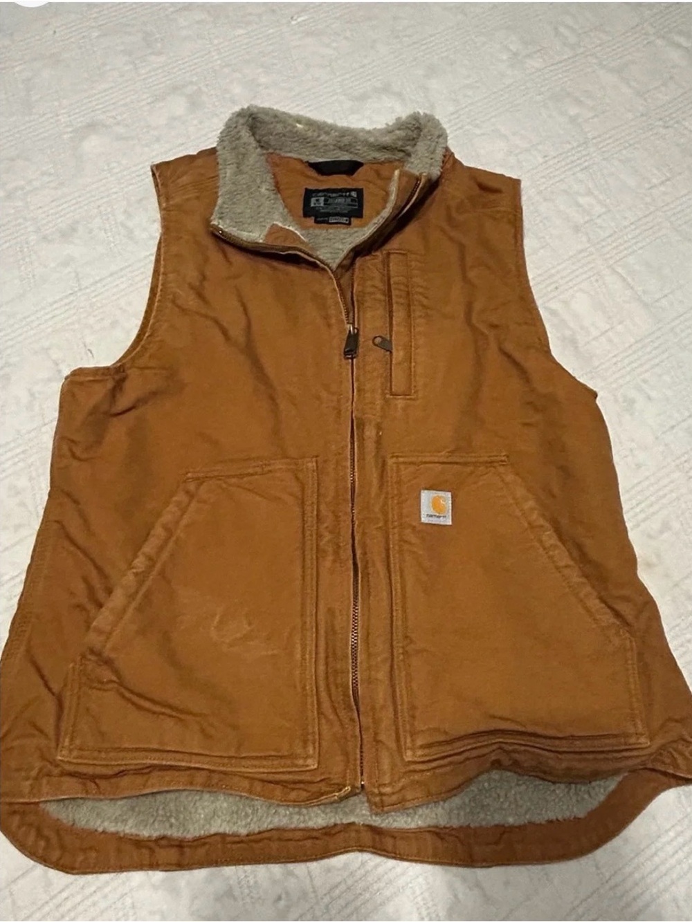 Carhartt lined vest- women’s medium